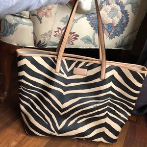 Coach tote- animal print